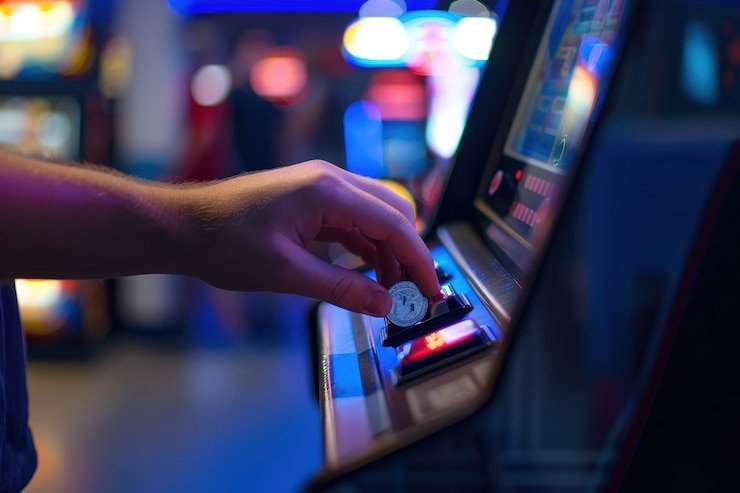 Philippine player accessing 1002 Casino on a mobile phone